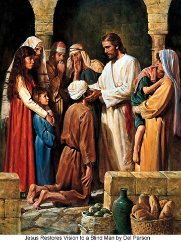 Miracle of the two blind beggars