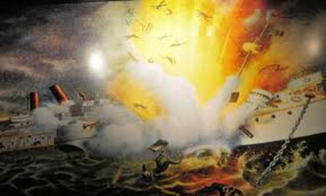Explosion of the USS Maine