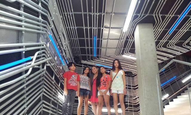 Seattle Center and Experience Music museum & StarWars Display