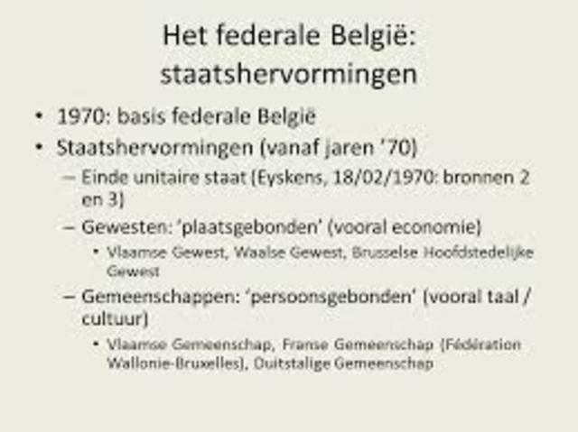 1970: De eerste staatshervorming