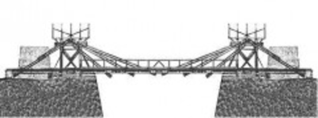 Le premier pont à  haubans