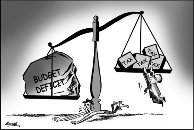 Rise in budget deficit