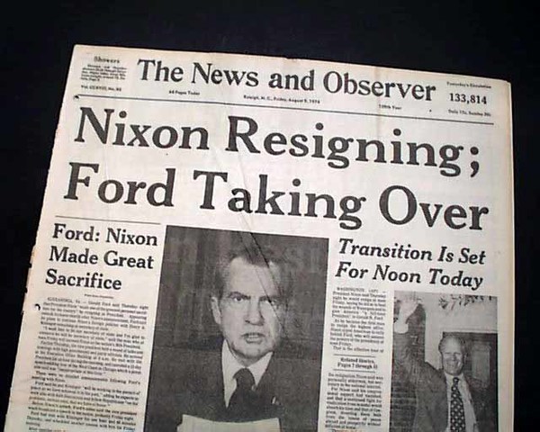 President Nixon Resigns