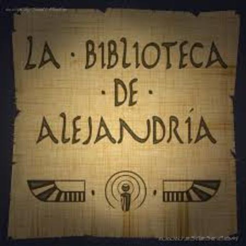 la biblioteca de alejandria