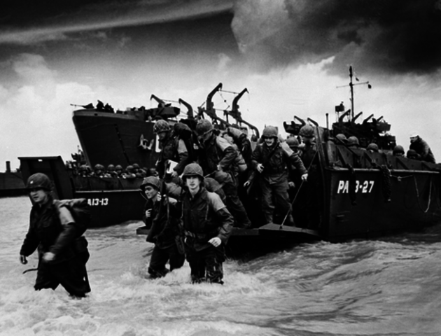 D-Day American troops invade beaches of Normandy (Operation Overload)