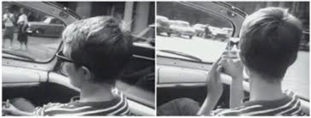 editing technique (jump cut)