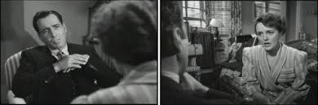 editing technique (shot reverse shot)