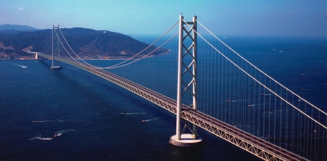 Le pont du détroit d'Akashi