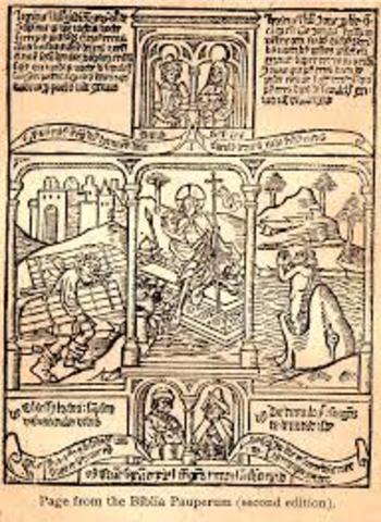 Xilografía (Fines del siglo XIV y comienzos del Siglo XV).