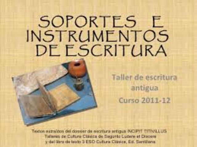 Soportes de la escritura