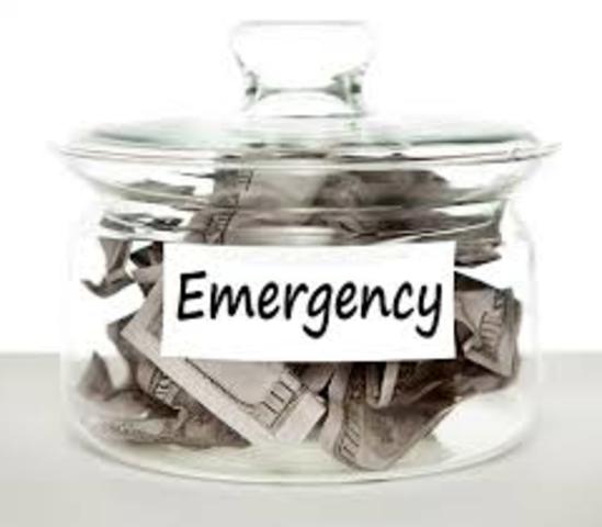 Save $500 for an emergency fund