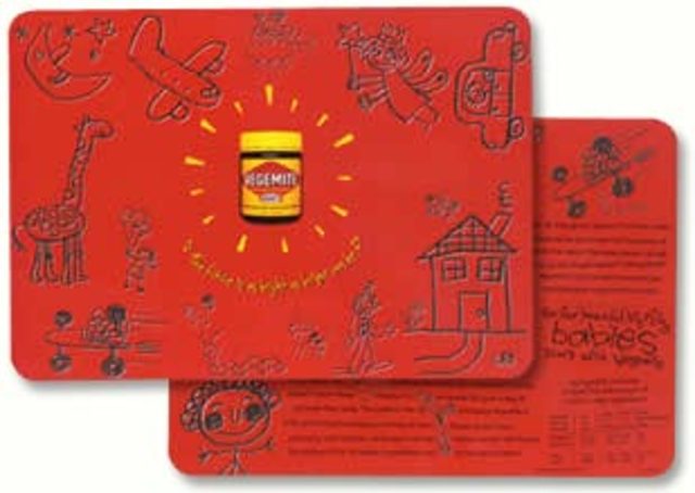 Place Your Vegemite on Vegemite Placemats