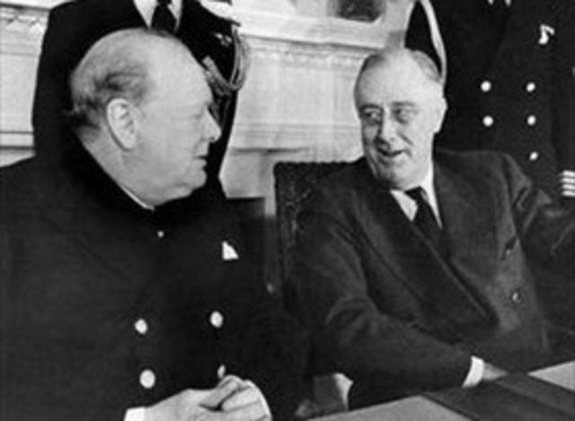 Churchill Arrives at the White House