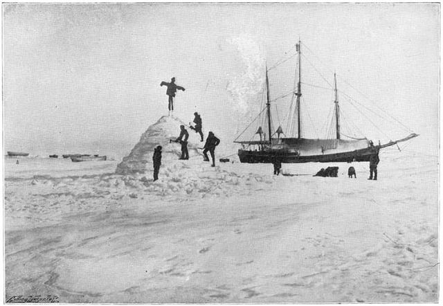Nansen wrecks his ship