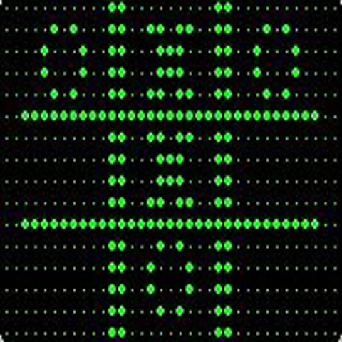 OXO screenshotAlexander Douglas writes OXO for EDSAC