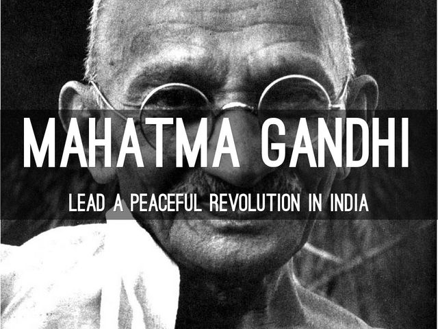 Mahatma Gandhi's Peaceful Rebellion