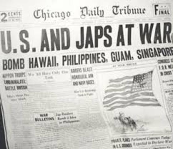 Japan attacks the Philippines