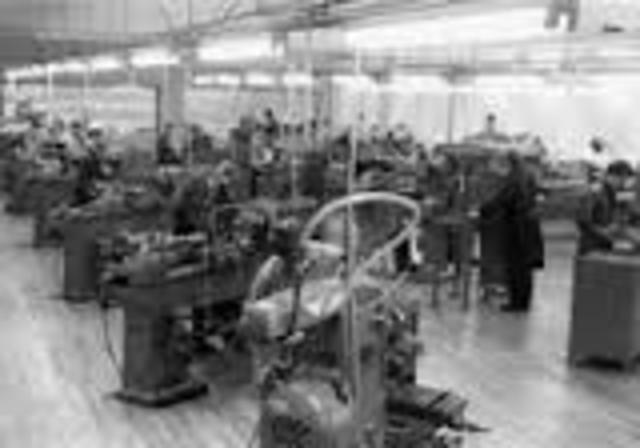 The wooden toy warehouse is destroyed by fire.