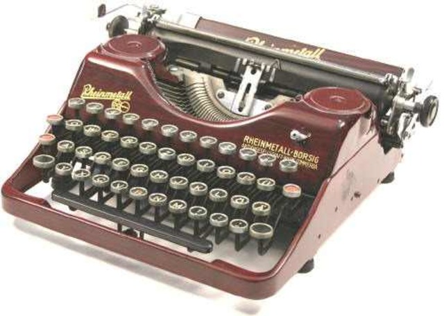 se crea la maquina de escribir