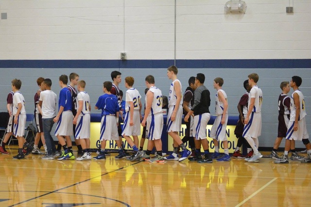 8th grade A team tounament 1st round vs Salina Lakewood