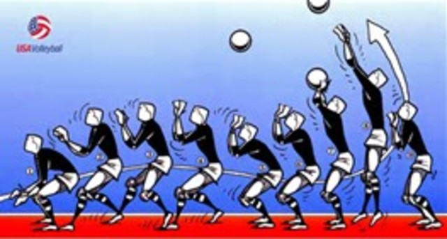 Beginning of Volleyball