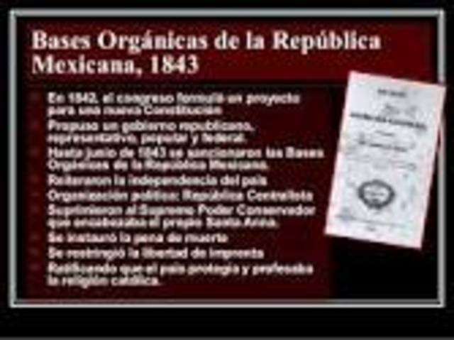 Bases orgánicas de 1843