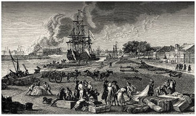 Rosalie, big French vessel, found with crew missing.