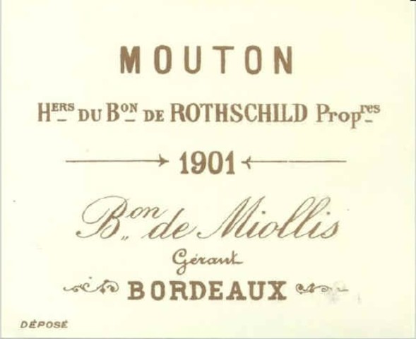 Nathaniel de Rothschild , compra el Chateau Brane Mouton.