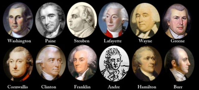 Friedach Von Steuben and Marquis de Lafayette