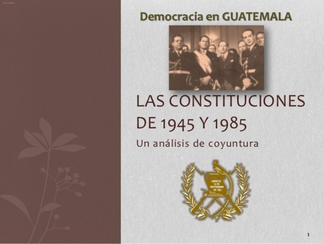 Constitución de 1945
