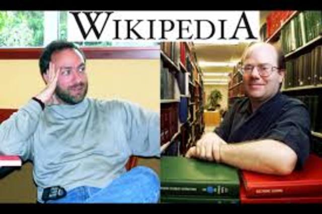 Jimmy Wales y Larry Sanger,