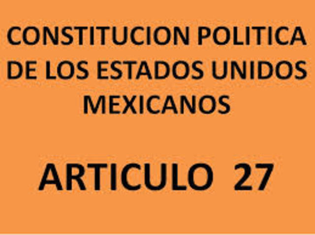 Art. 27 de la Constitución Política