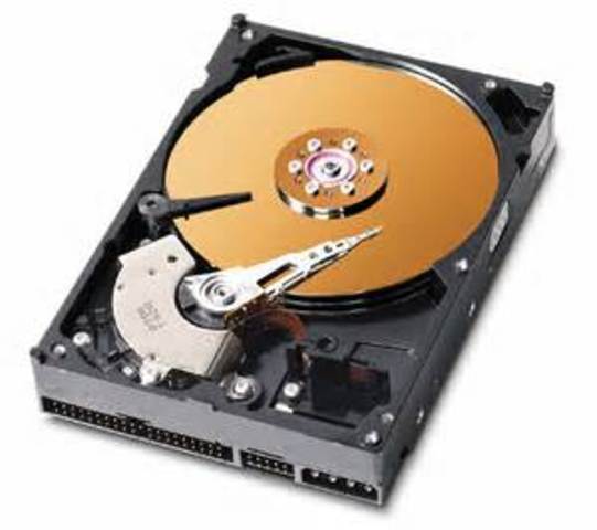 Aparece el primer dispositivo de almacenamiento permanente denominado Disco Duro