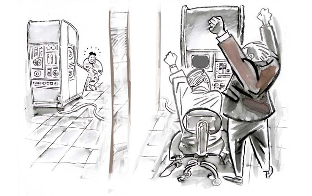 ARPA conecta 2 computadoras