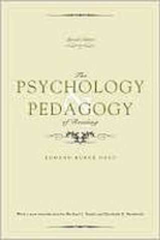 The Psychology and Pedagogy of Reading is published