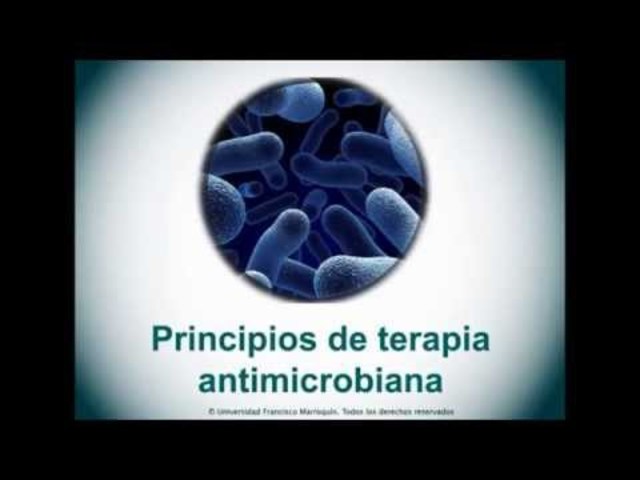 existencia de terapias efectivas antimicrobianas
