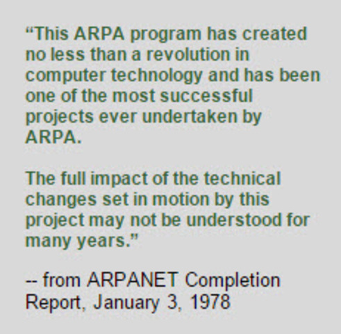 APRANET Program completed