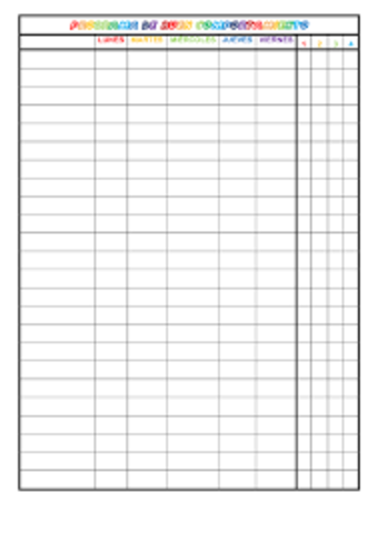 Contar con una lista de asistencia