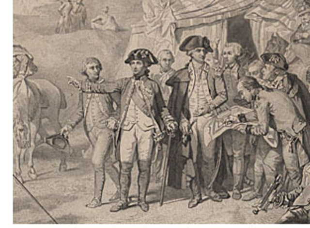 Friedrich von Steuben and Marquis de Lafayette