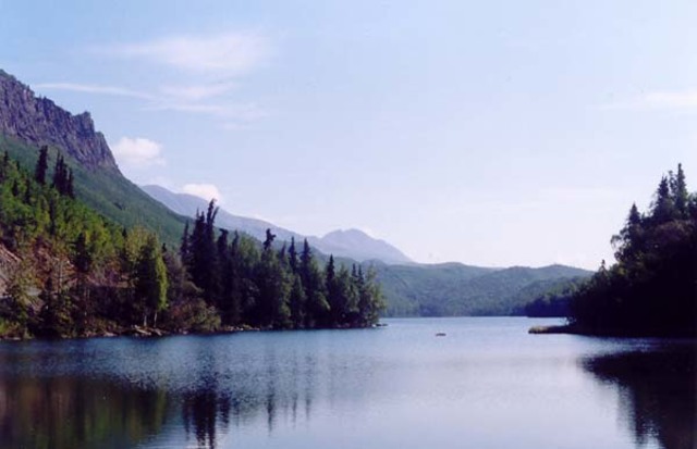 I fell in a cold lake while I was in Alaska.