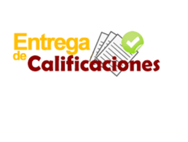 Entrega de calificaciones