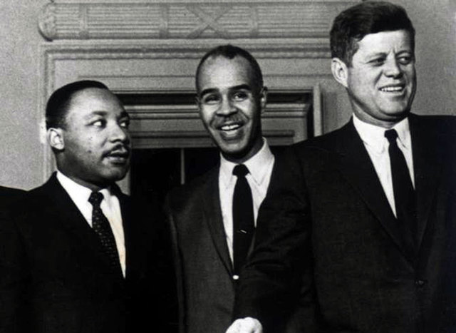 Meets John F. Kennedy