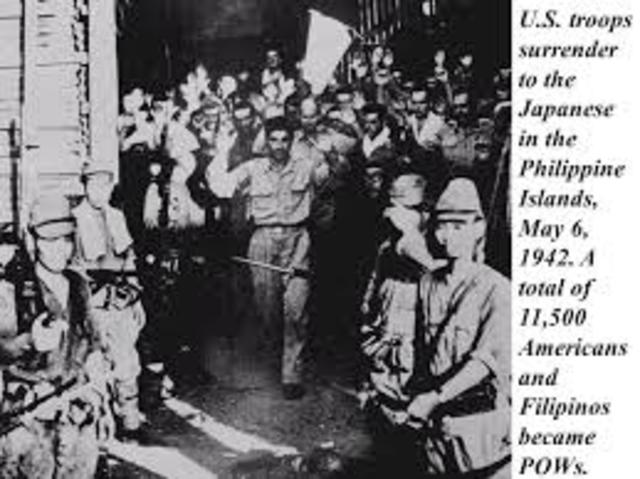 Japan gains the Philippines, Guam, Dutch East Indies, Wake Islands