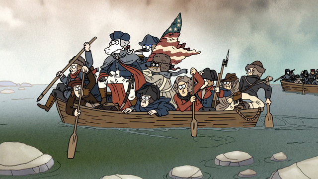 Redcoats push Washington’s army across the Delaware River into Pennsylvania