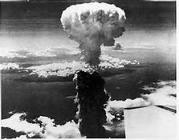 Dropping of the atomic bomb