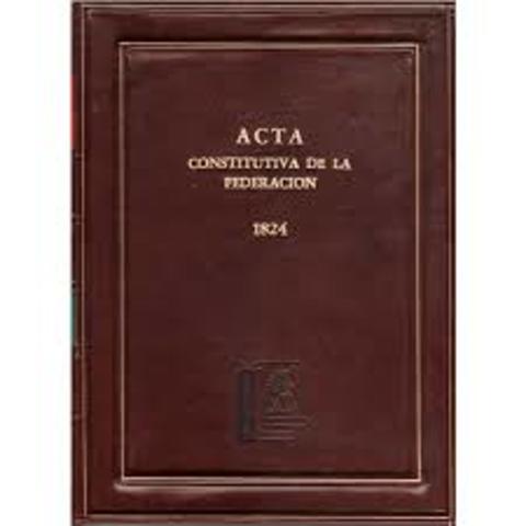 Acta Constitutiva de la Federación Mexicana