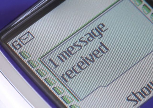 El primer SMS que se mandó