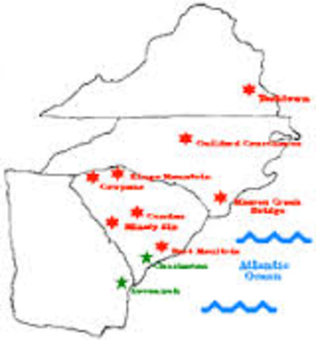 British victories in the south