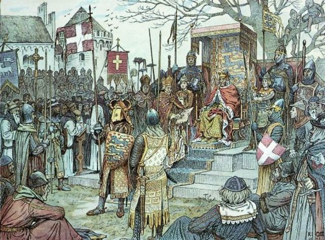 billede af middelaldersamfund