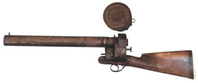 Etienne Marey in France develops a camera, shaped like a gun